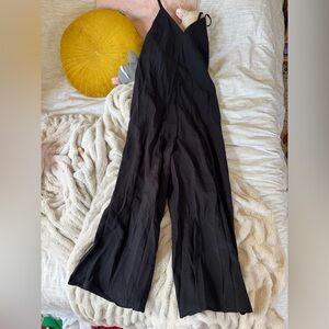 COS Black Wide Leg Jumpsuit